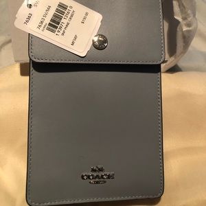 Authentic Coach Light Blue Phone Case